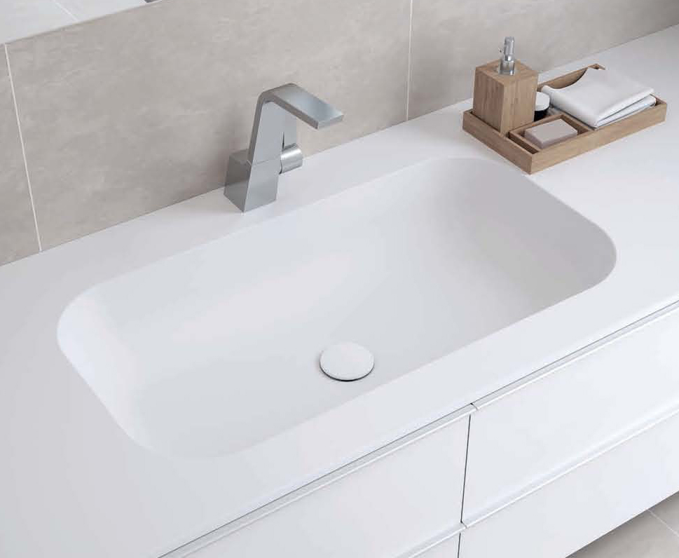 Gäste-WC Waschbecken mit Unterschrank nach Maß 