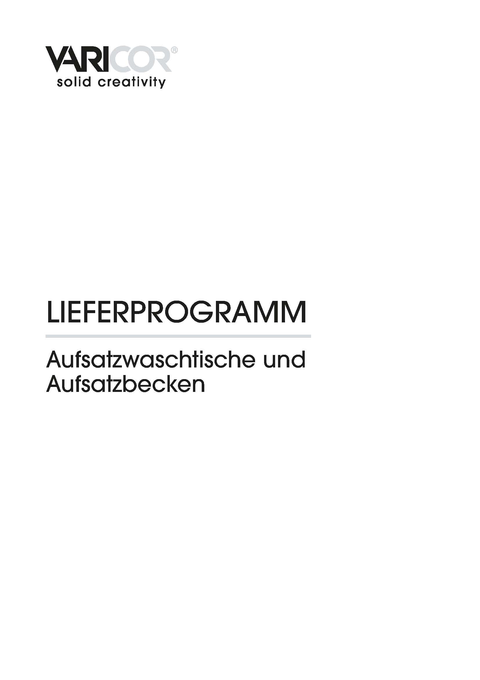 Mineralwerkstoff Varicor - planen und bauen wie Experten