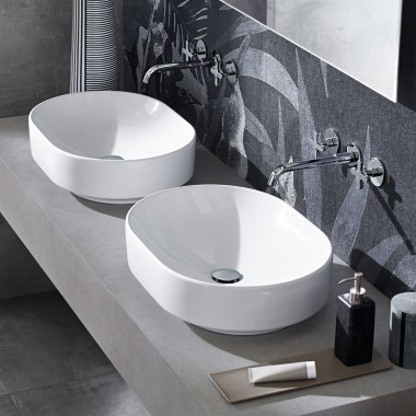 Waschbecken aus Keramik oder Mineralguß2 title=