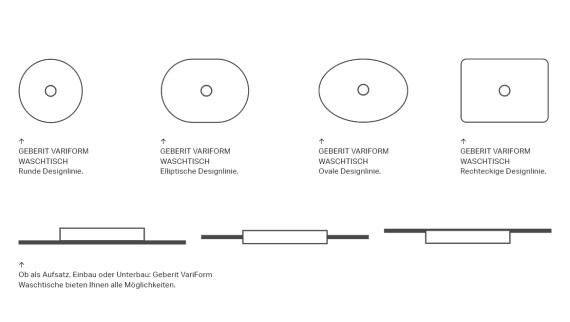 Waschbecken aus Keramik oder Mineralguß