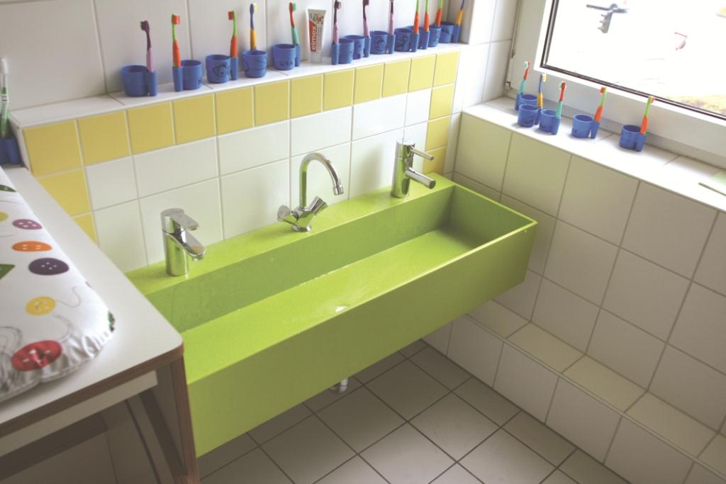 Waschrinnen Kindergarten, Krippe und Kita